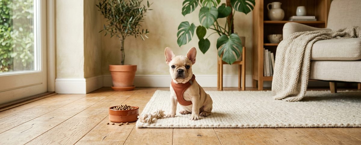 Fransk bulldog valp — raseguide, helse og stell