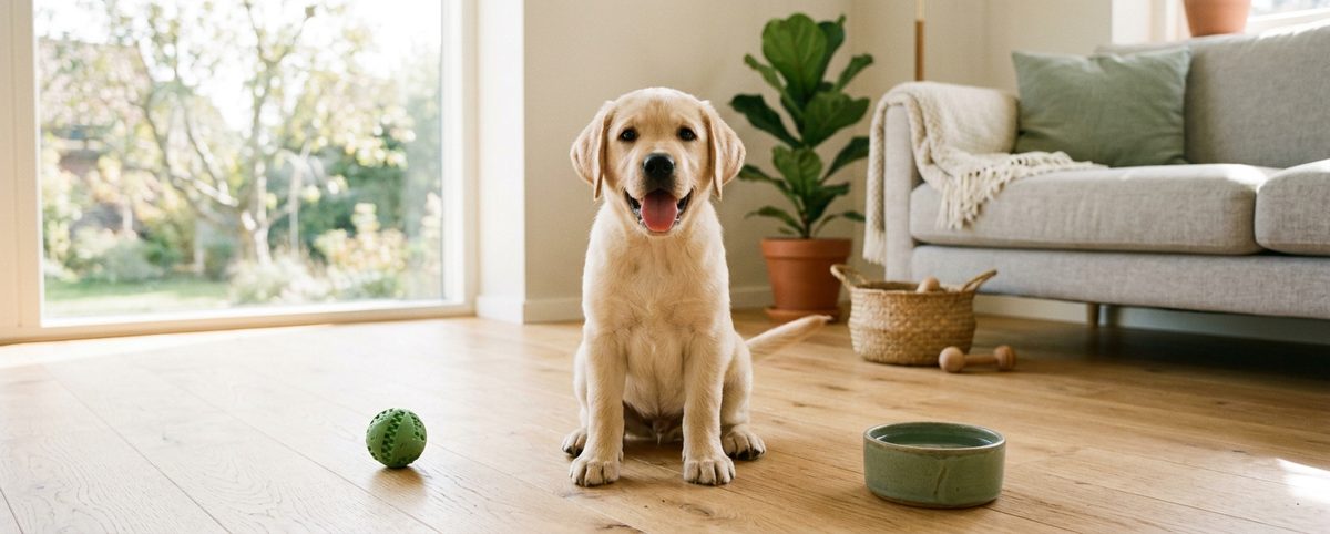 Labrador valp — guide til rase, trening og helse