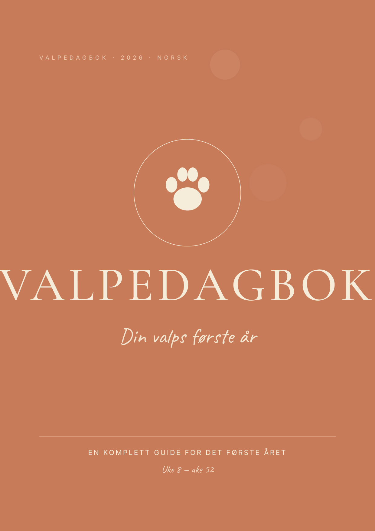 Valpedagbok side 1